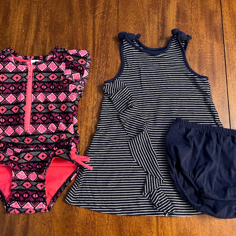 Baby Girl Size 18 Months Clothes - Cat & Jack/Art Class/Genuine Kids fr. Oshkosh - Picture 4 of 6